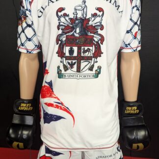 UNION JACK RASH GUARD IDEAL FOR MIXED MARTIAL ARTS MMA GRAPPLING WRESTLING JIU JISTSU KICKBOXING AND ALL FULL CONTACT SPORTS FIGHT WEAR CASUAL WEAR GYM WEAR TRAINING EAR WARM WEAR STRECHABLE TIGHT FIT